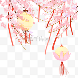 漂亮的樱花树图片_时尚浪漫大树免抠图