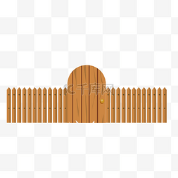 大门栅栏木质