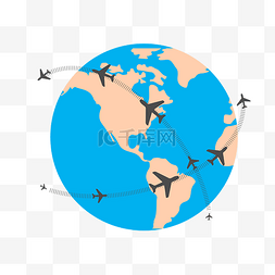 全球买手节图片_全球旅游飞机航线