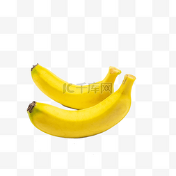 两根水果香蕉