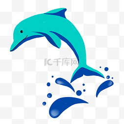 跳跃海豚装饰