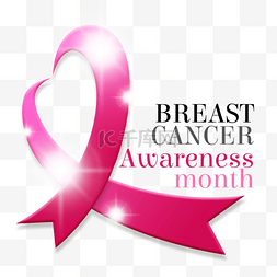 breast cancer抽象粉红丝带