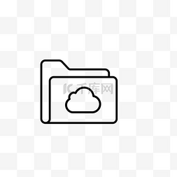 电脑网页应用图片_卡通云朵图标免抠图