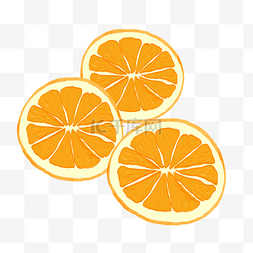 矢量水果橙子图片_切开的新鲜橙子