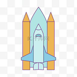 蓝色宇宙火箭