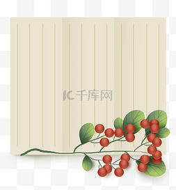 水果栏图片_古风植物中式文字框