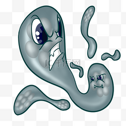 灰色章鱼型细菌插图