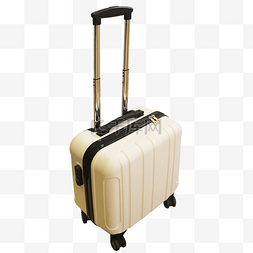 行李箱图片_小型白色旅行箱
