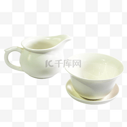 白色茶具