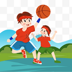 药学海报图片_户外好友运动打篮球