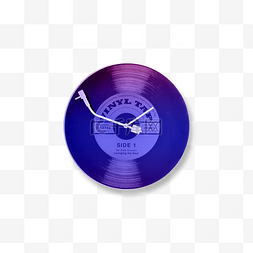 波普风紫色唱片