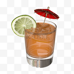 玻璃杯装饮料图片_玻璃杯装橙汁饮料