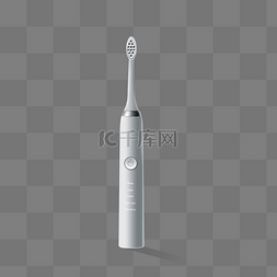 牙刷盒牙膏筒图片_白色电动牙刷