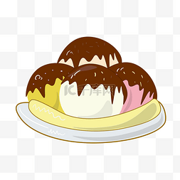 圆形冰淇淋