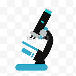 化学实验显微镜插画