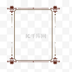 复框图片_边框纹理简约边框装饰复古风