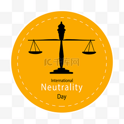 international neutrality day简单手绘