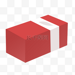 红色长方形图片_红色长方形茶盒 