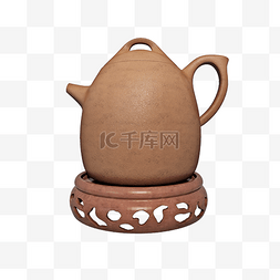 仿真中式茶壶