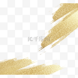 金粒子元素图片_金粉质感创意边框