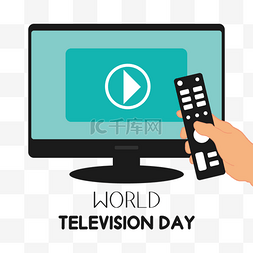 拿遥控机的人图片_遥控world television day