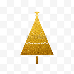 金色星星圣诞树图片_圣诞鎏金星星圣诞树