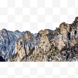 山峰天空图片_冬季雪山峰