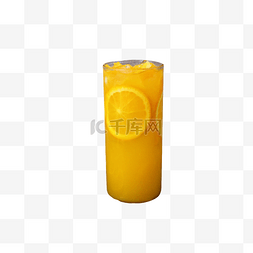 橙汁冰饮