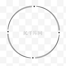 简洁纯色电商海报标题框边框