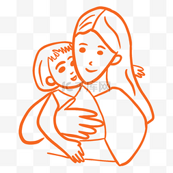 宝宝小孩图片_抱着婴儿的妈妈