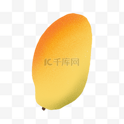 黄色的芒果图片_一个新鲜的芒果