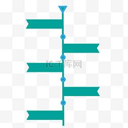 蓝色时间轴图片_简约绿色时间轴