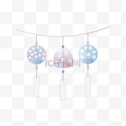 许愿风铃图片_挂件透明风铃