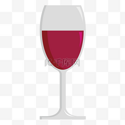 葡萄紫红色图片_红酒酒杯