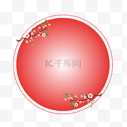 日式樱花矢量图图片_日式边框矢量图