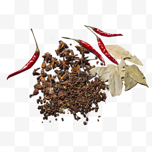 花椒八角干辣椒图片-花椒八角干辣椒图片素材免费下载-千库网