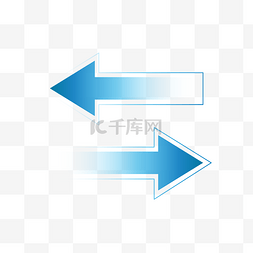 科技感背景正方形图片_矢量渐变蓝色科技箭头