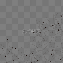 科技风格网状抽象点