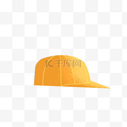 橙色的帽子免扣图