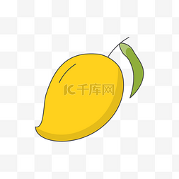 黄色的水果图片_黄色的芒果免抠图
