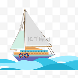 夏季主题冲浪帆船