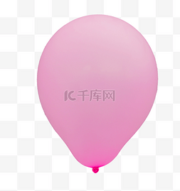 粉色椭圆气球