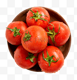 番茄彩绘图片_果蔬西红柿番茄俯拍