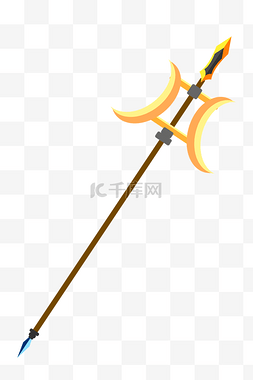 黄色长矛兵器