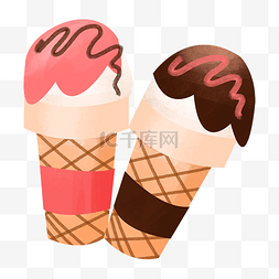 草莓巧克力图片_奶油草莓巧克力冰淇淋
