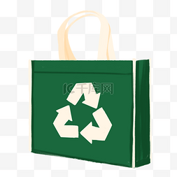 纸袋模版图片_限塑令禁塑令青色环保购物袋