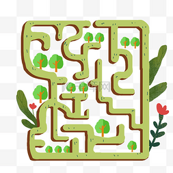迷宫图片_绿色迷宫游戏