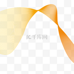 线条形状纹理图片_黄色橙色渐变线条