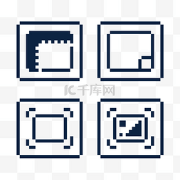 图标像素风图片_像素风格按钮小图标