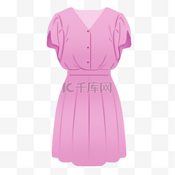 粉色连衣裙服饰